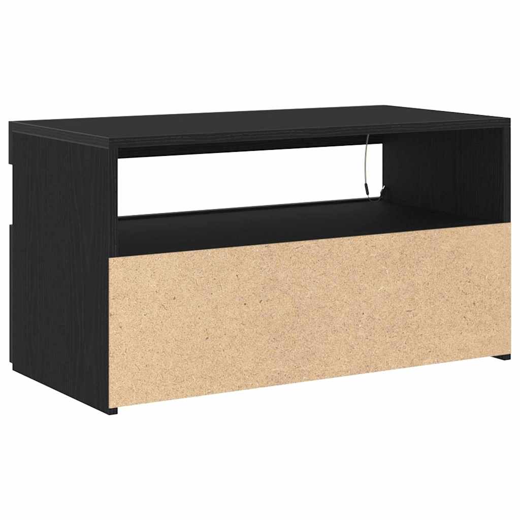 Mobile TV Nero 75 x 35 x 40 cm Legno multistrato
