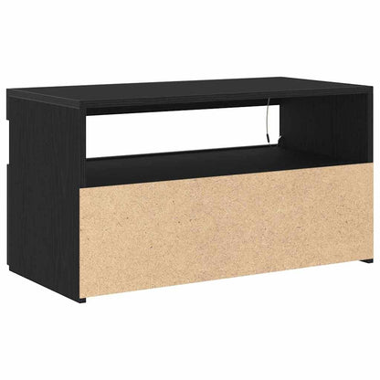 Mobile TV 2 pcs Nero 75 x 35 x 40 cm Legno multistrato