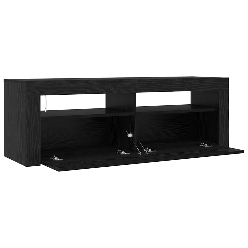 Mobile TV Nero 120 x 35 x 40 cm Legno multistrato