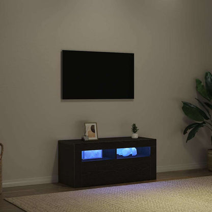 Mobile TV Nero 90 x 35 x 40 cm Legno multistrato