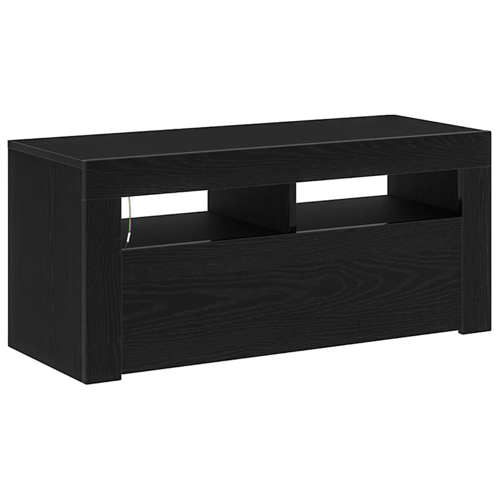 Mobile TV Nero 90 x 35 x 40 cm Legno multistrato