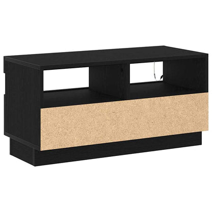 Mobile TV Nero 80 x 35 x 40 cm Legno multistrato