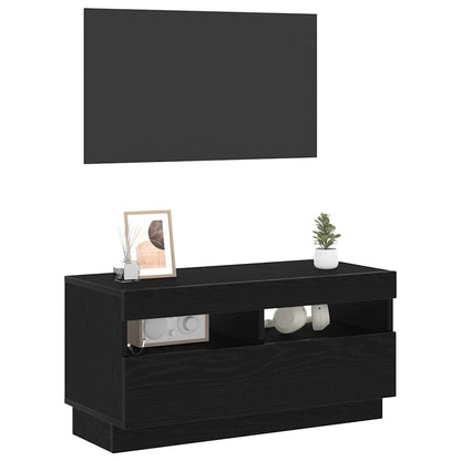 Mobile TV Nero 80 x 35 x 40 cm Legno multistrato