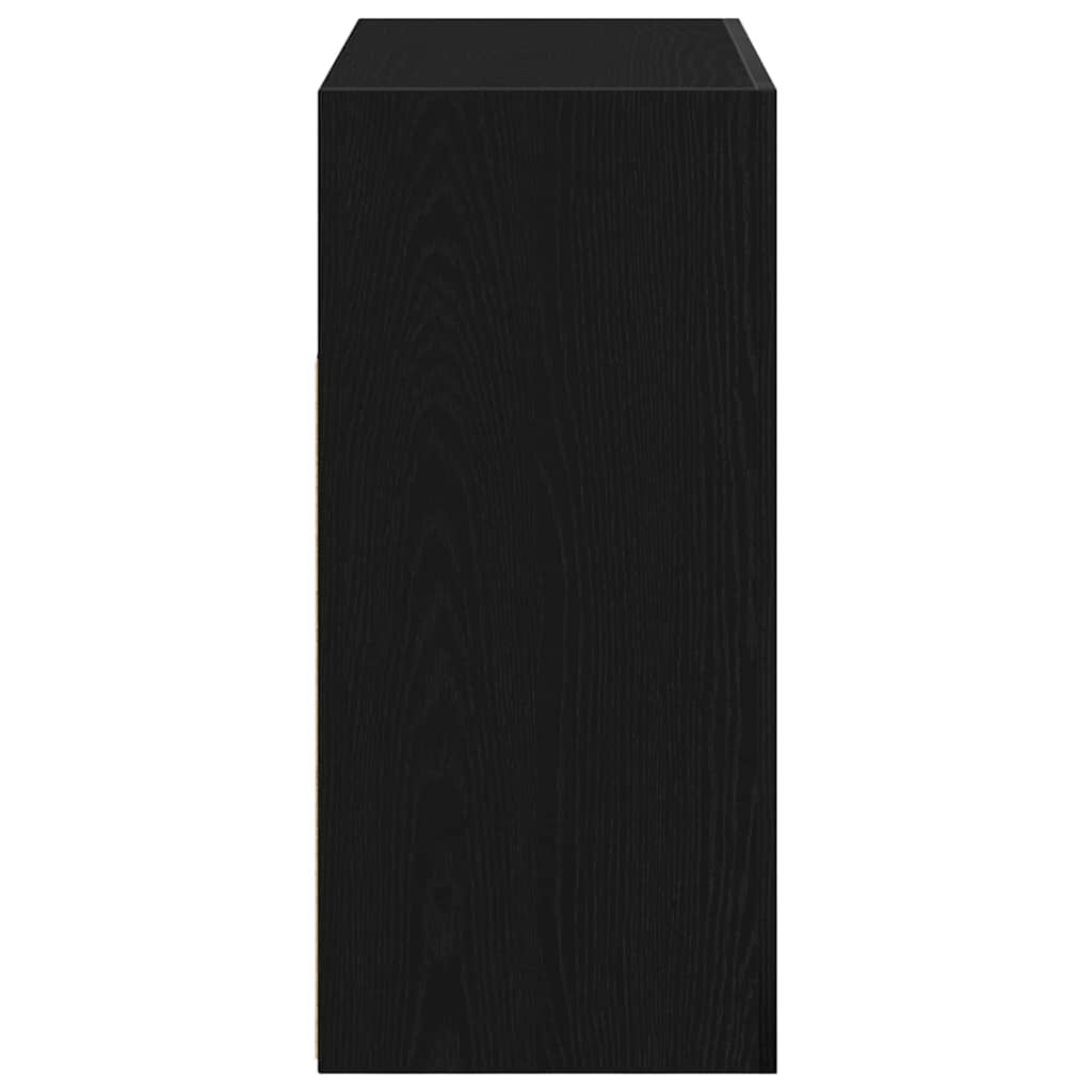 Credenza Nero 80 x 35 x 75 cm Legno multistrato