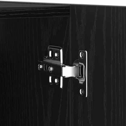 Mobile TV da Muro Rovere nero 30.5 x 30 x 110 cm