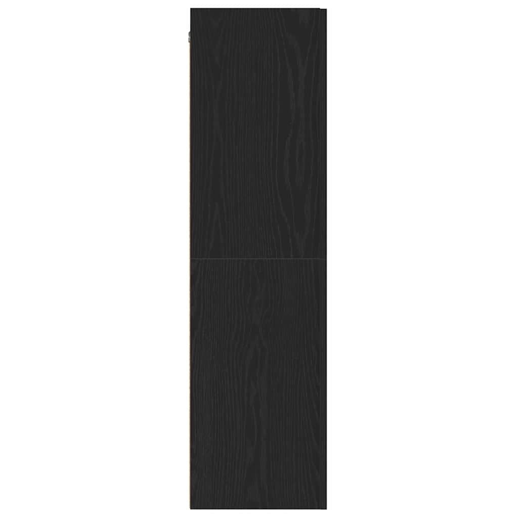 Mobile TV da Muro Rovere nero 30.5 x 30 x 110 cm