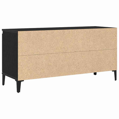 Mobile TV Nero 102 x 35 x 50 cm Legno multistrato