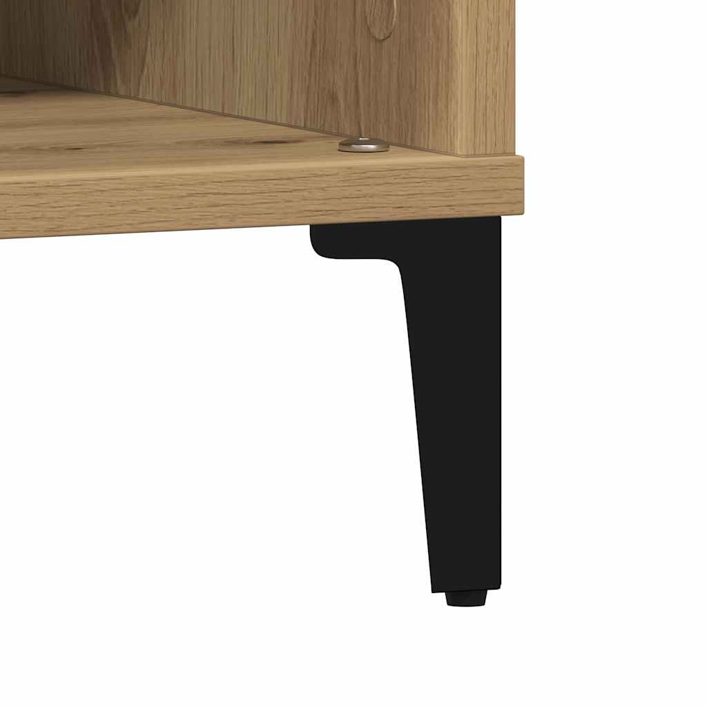 Tavolino da salotto Rovere artigianale 60 x 60 x 30 cm | homemem39
