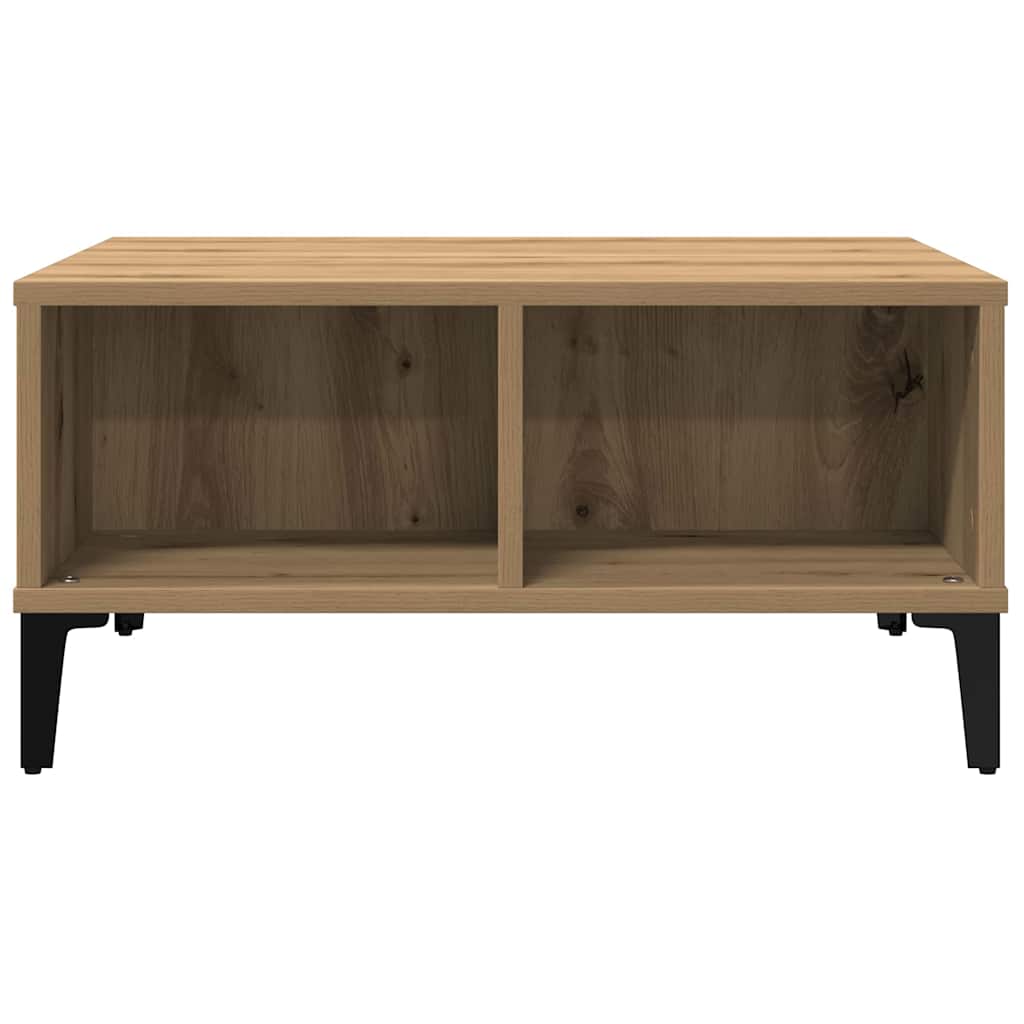Tavolino da salotto Rovere artigianale 60 x 60 x 30 cm | homemem39