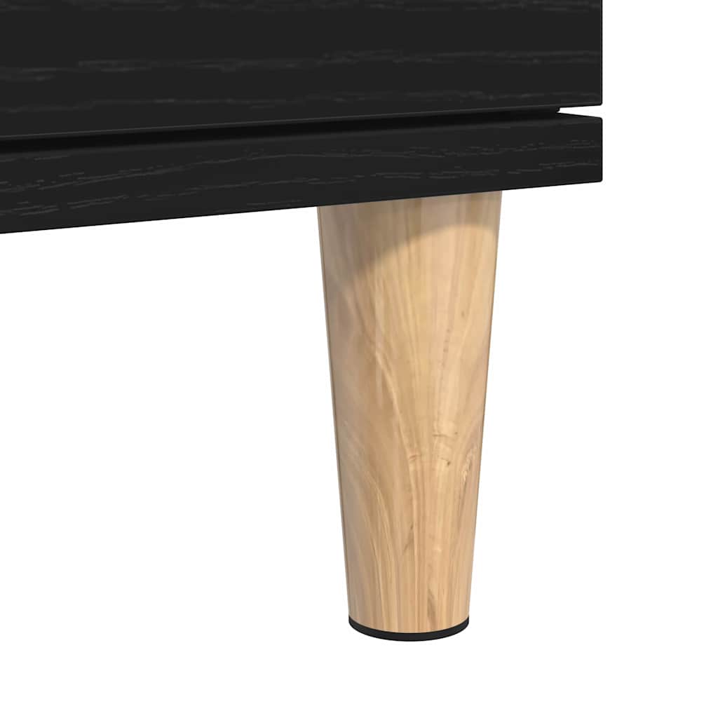 Credenza Rovere Nero 60 x 35 x 70 cm Legno multistrato