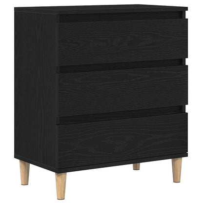 Credenza Rovere Nero 60 x 35 x 70 cm Legno multistrato