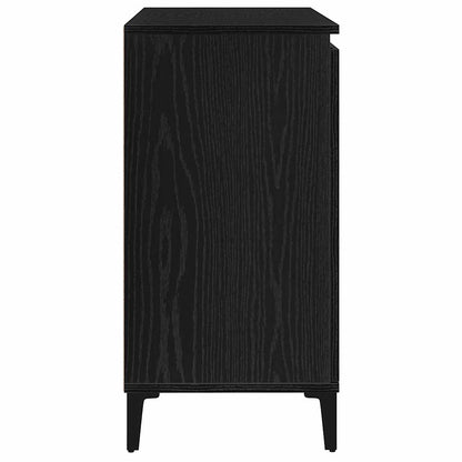 Credenza con cassetto Nero 104 x 35 x 70 cm Legno multistrato