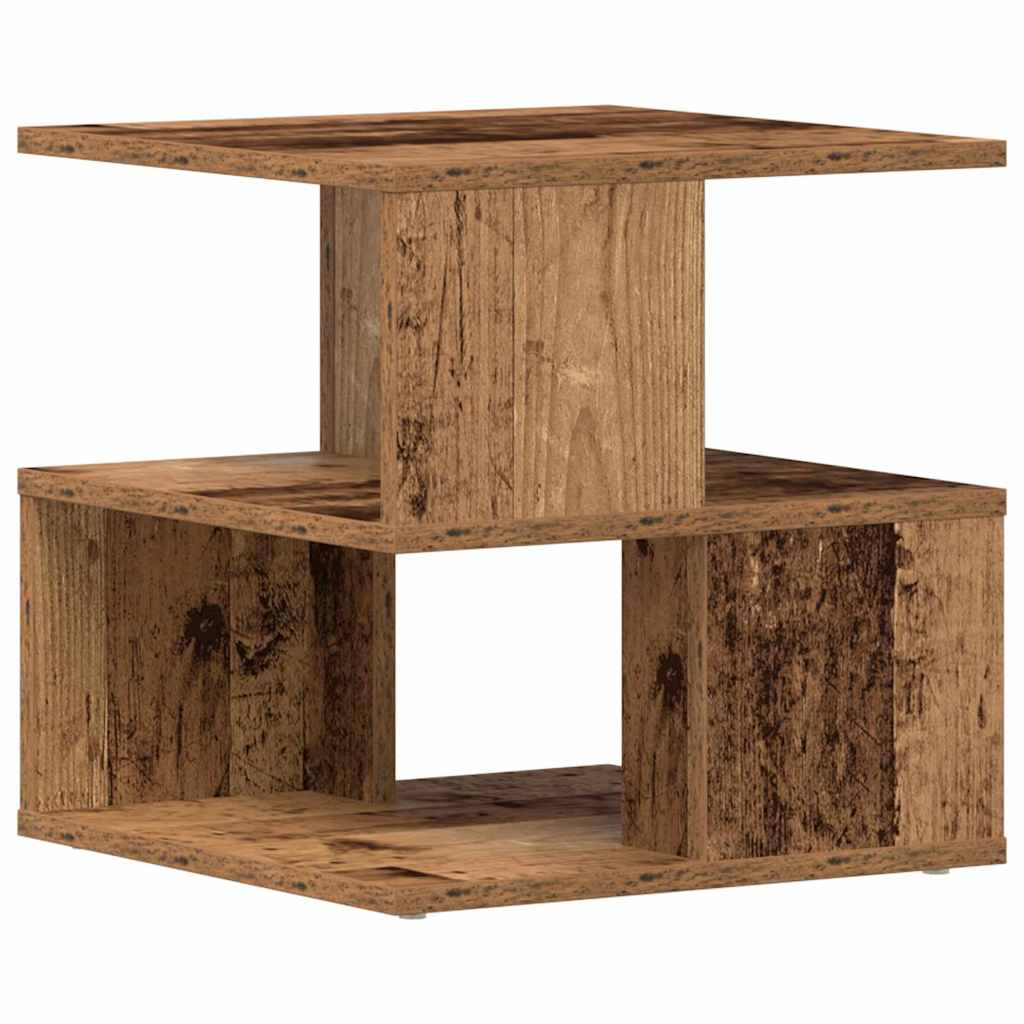 Tavolo laterale Legno vecchio 40 x 40 x 40 cm Legno multistrato