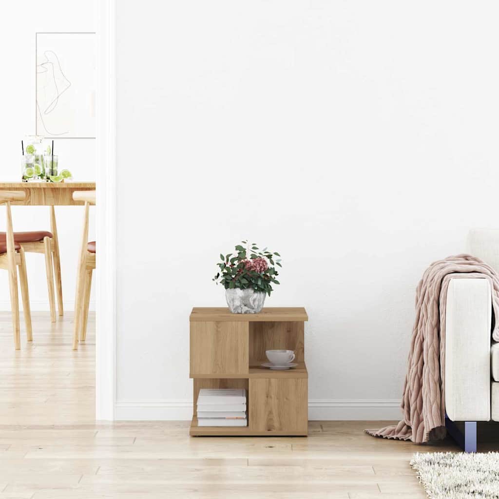 Tavolo laterale Rovere artigianale 40 x 40 x 40 cm