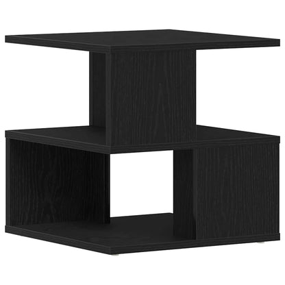 Tavolo laterale Rovere nero 40 x 40 x 40 cm Legno multistrato