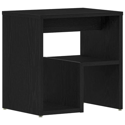 Armadio da Notte 2 pcs Rovere Nero 40 x 30 x 40 cm
