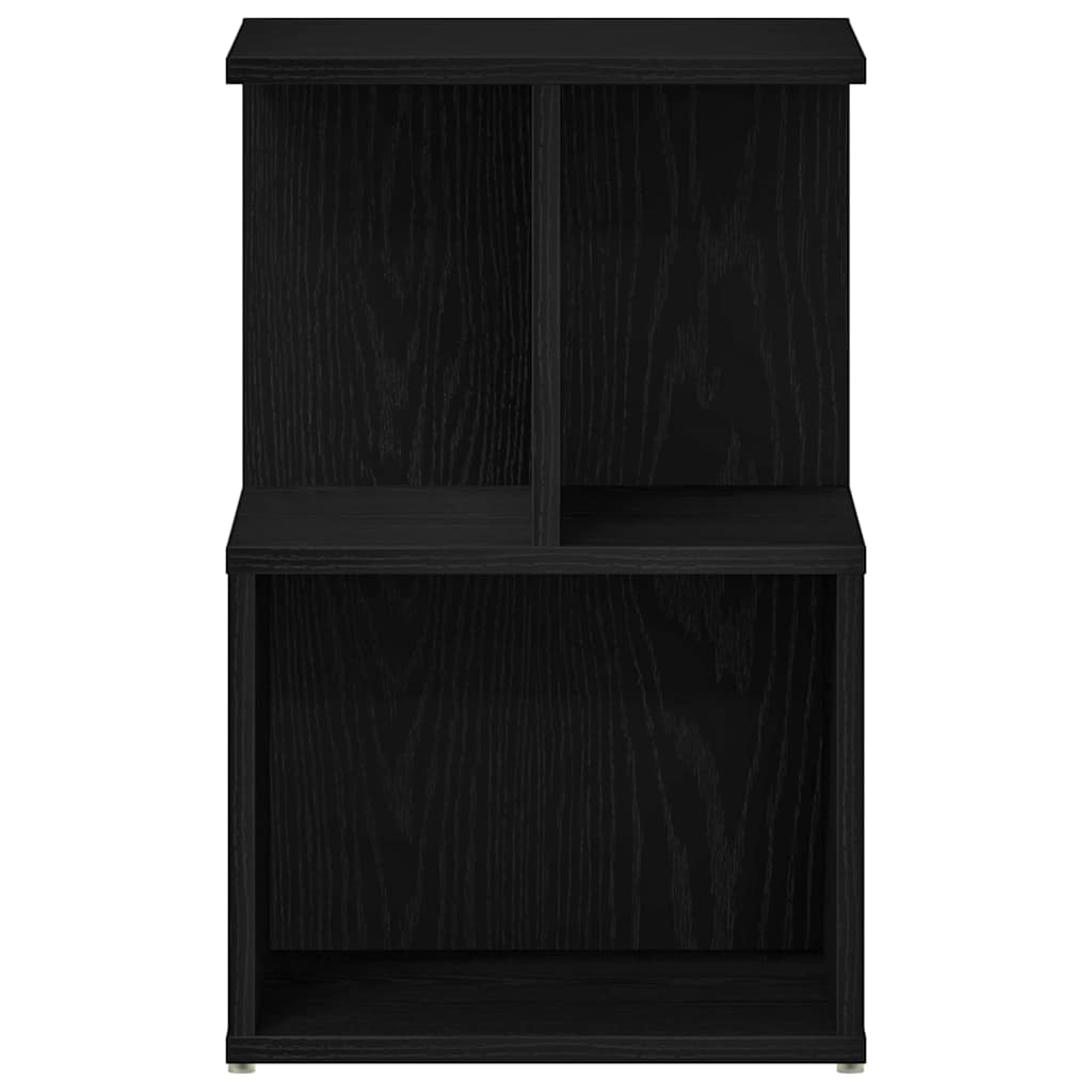 Armadio da Notte Rovere Nero 35 x 35 x 55 cm Legno multistrato | homemem39