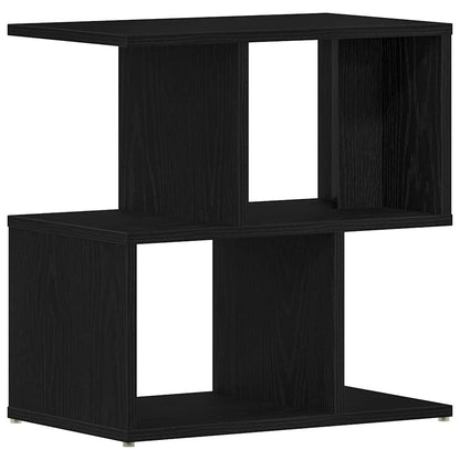 Armadio da Notte Rovere Nero 50 x 30 x 51,5 cm | homemem39
