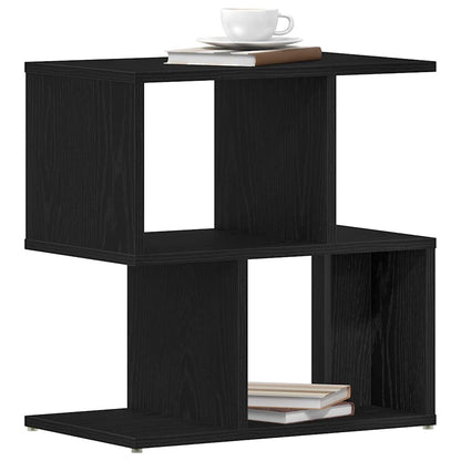 Armadio da Notte 2 pcs Rovere Nero 50 x 30 x 51,5 cm