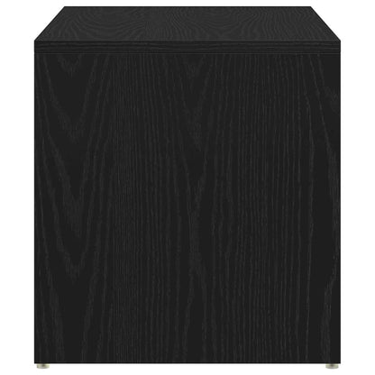 Tavolino Rovere Nero 59 x 36 x 38 cm Legno multistrato