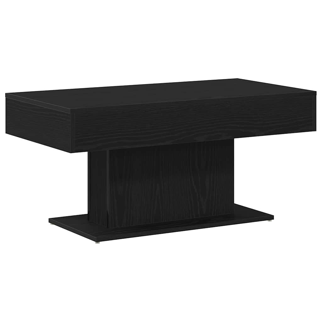 Tavolino da salotto Rovere nero 96 x 50 x 45 cm