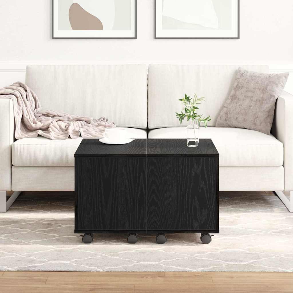 Tavolino da salotto Rovere Nero 60 x 60 x 38 cm | homemem39