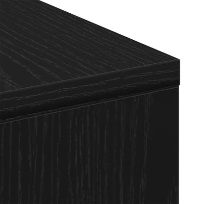 Tavolino da salotto Rovere Nero 90 x 90 x 28 cm | homemem39
