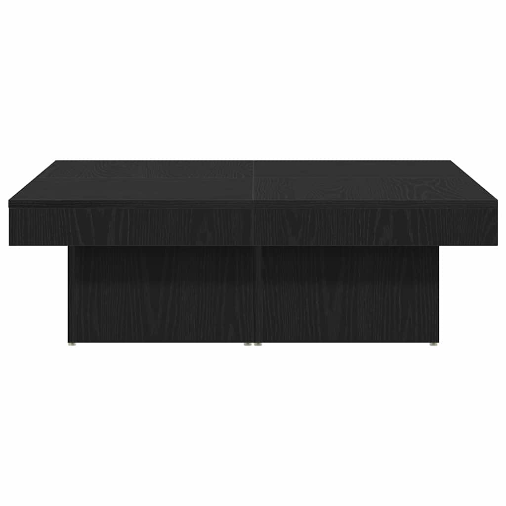 Tavolino da salotto Rovere Nero 90 x 90 x 28 cm | homemem39