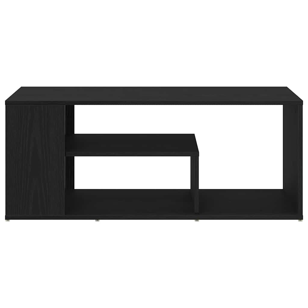 Tavolino da salotto Rovere nero 100 x 50 x 40 cm