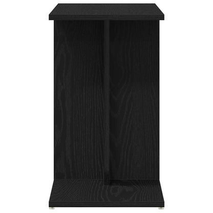 Tavolo laterale Rovere nero 50 x 30 x 50 cm Legno multistrato
