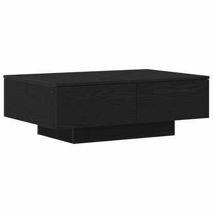 Tavolino da salotto Rovere nero 90 x 60 x 31 cm