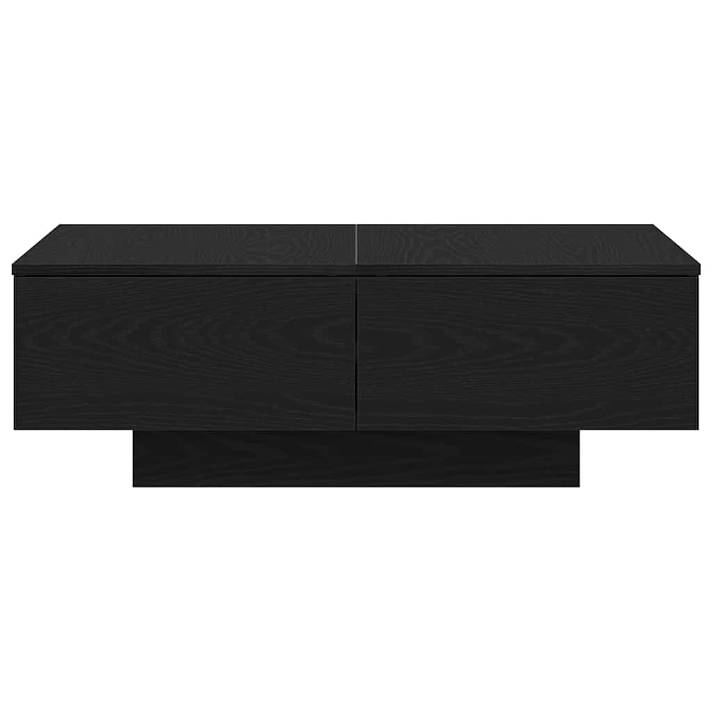 Tavolino da salotto Rovere nero 90 x 60 x 31 cm
