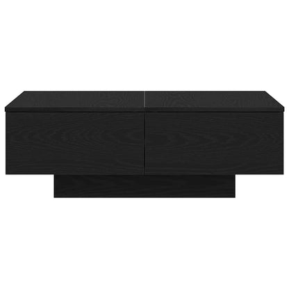 Tavolino da salotto Rovere nero 90 x 60 x 31 cm