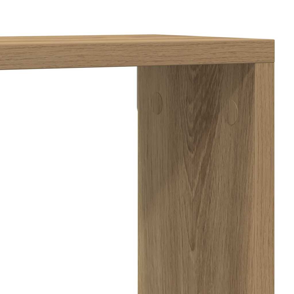 Scaffali da parete 2 pcs Rovere Artigianale 80 x 15 x 26 cm | homemem39