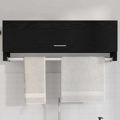 Guardaroba con porta Nero 100 x 32.5 x 35 cm Legno multistrato