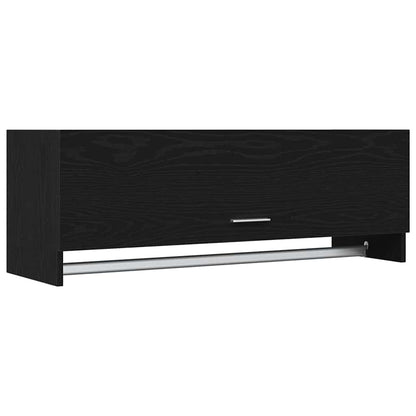 Guardaroba con porta Nero 100 x 32.5 x 35 cm Legno multistrato