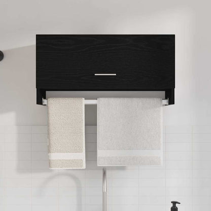 Guardaroba con porta Nero 70 x 32.5 x 35 cm Legno multistrato