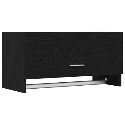 Guardaroba con porta Nero 70 x 32.5 x 35 cm Legno multistrato