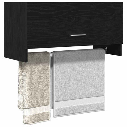 Guardaroba con porta Nero 70 x 32.5 x 35 cm Legno multistrato