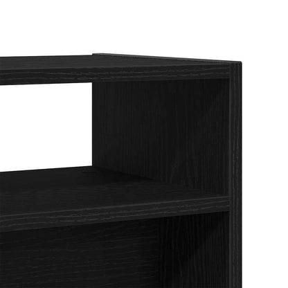 Tavolo consolle Rovere nero 78 x 30 x 80 cm Legno multistrato