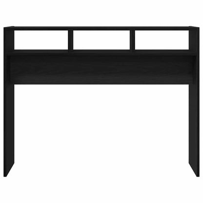 Tavolo consolle Rovere nero 105 x 30 x 80 cm Legno multistrato