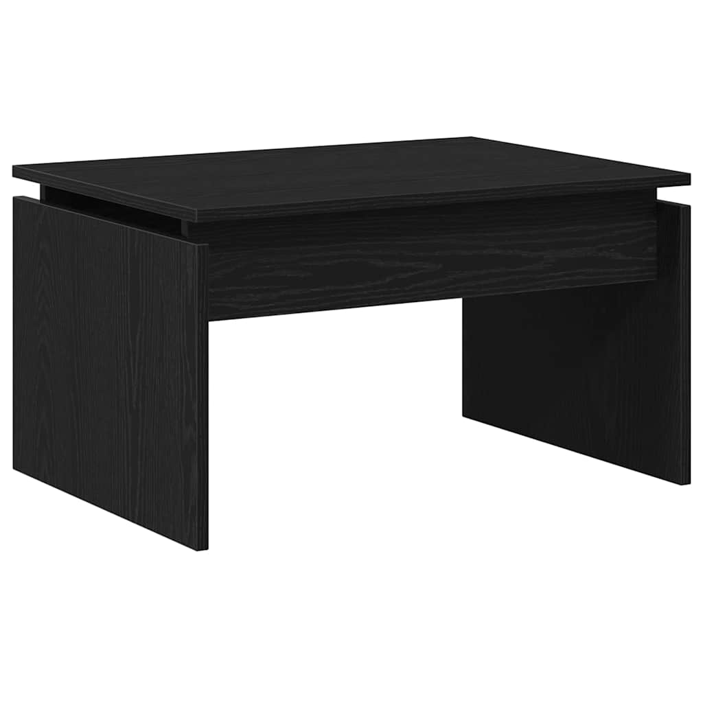 Tavolino da salotto Rovere Nero 68 x 38 x 50 cm
