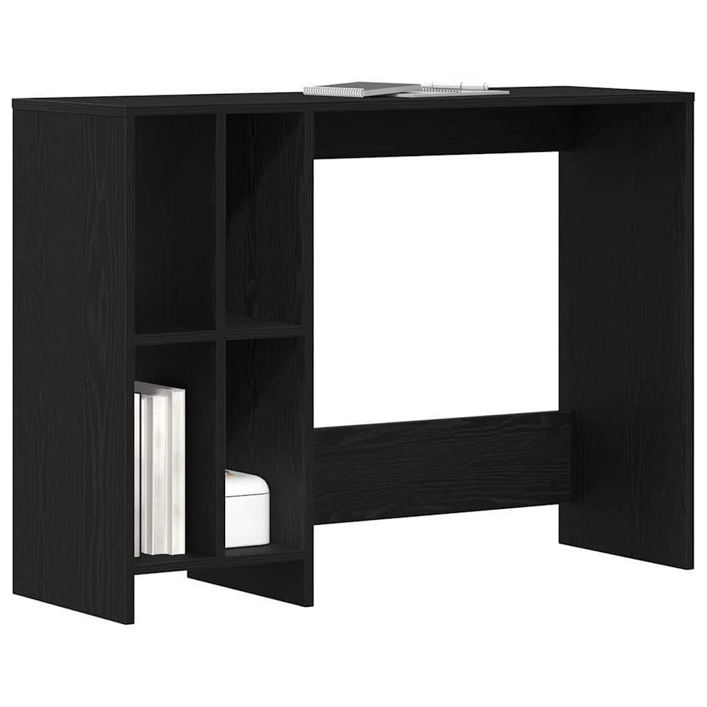 Scrivania Rovere Nero 102,5 x 35 x 75 cm Legno multistrato