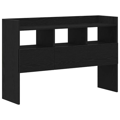 Credenza Rovere Nero 105 x 30 x 70 cm Legno multistrato