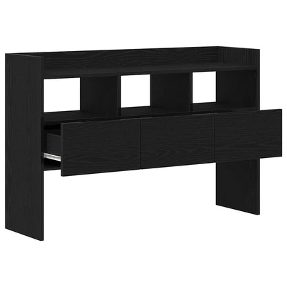 Credenza Rovere Nero 105 x 30 x 70 cm Legno multistrato