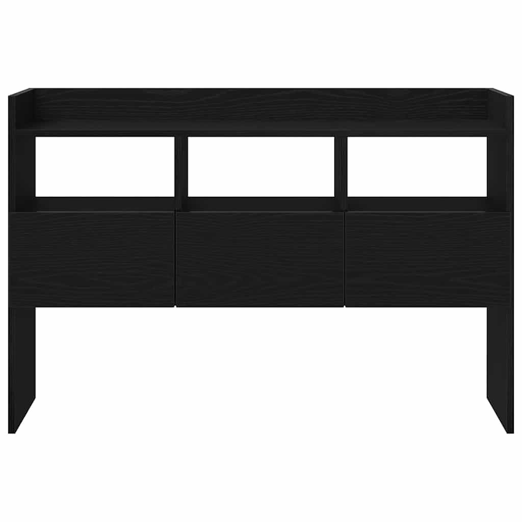 Credenza Rovere Nero 105 x 30 x 70 cm Legno multistrato