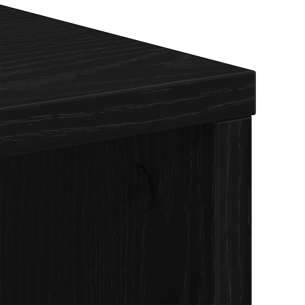 Armadio Rovere Nero 60 x 53 x 72,5 cm Legno multistrato | homemem39