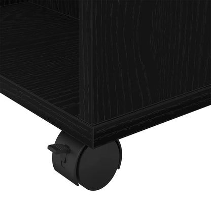 Armadio Rovere Nero 60 x 53 x 72,5 cm Legno multistrato | homemem39