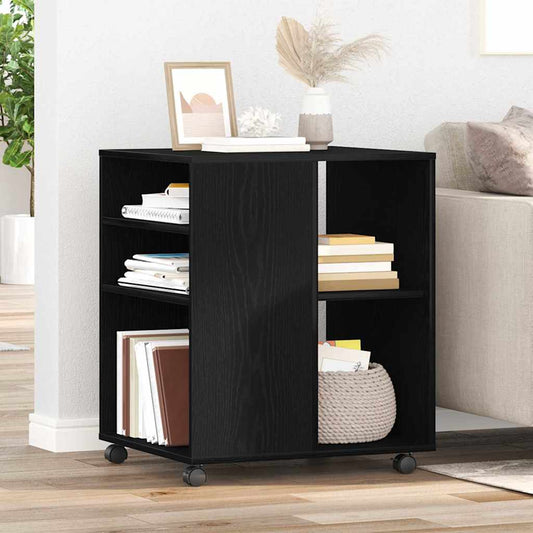 Armadio Rovere Nero 60 x 53 x 72,5 cm Legno multistrato | homemem39