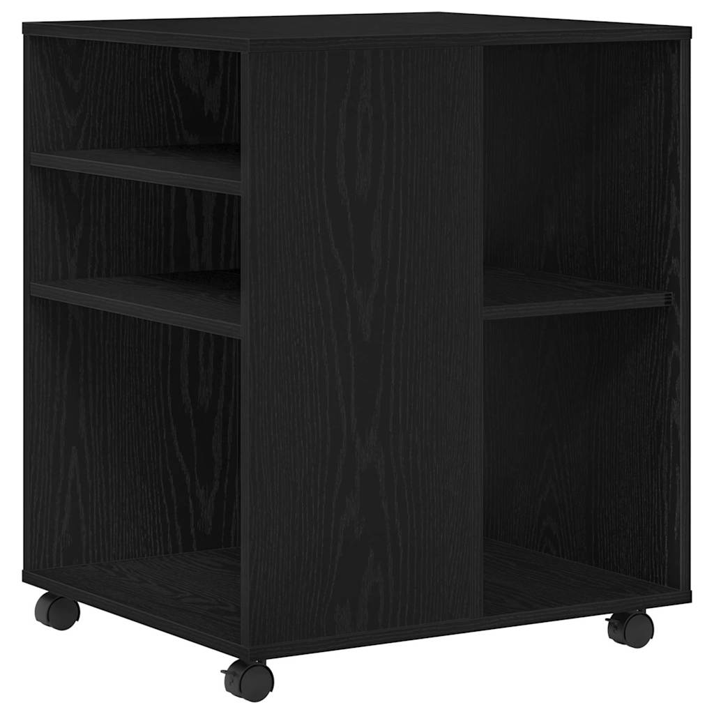 Armadio Rovere Nero 60 x 53 x 72,5 cm Legno multistrato | homemem39